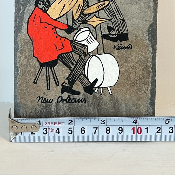 New Orleans Bourbon Original Street Art Plaque on Slate - Picture 10 of 13